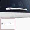 Fit For Toyota Land Cruiser 250 LC250 Prado 2024 + Car Rear Trunk Back Window Strip Rain Wiper Cover Trim Styling Accessories