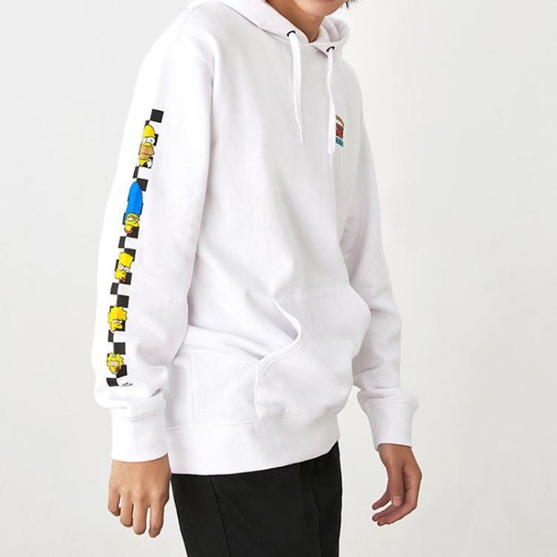 Vans The Simpsons X Hoodie Men Tops White VN0A4RTPZZZ