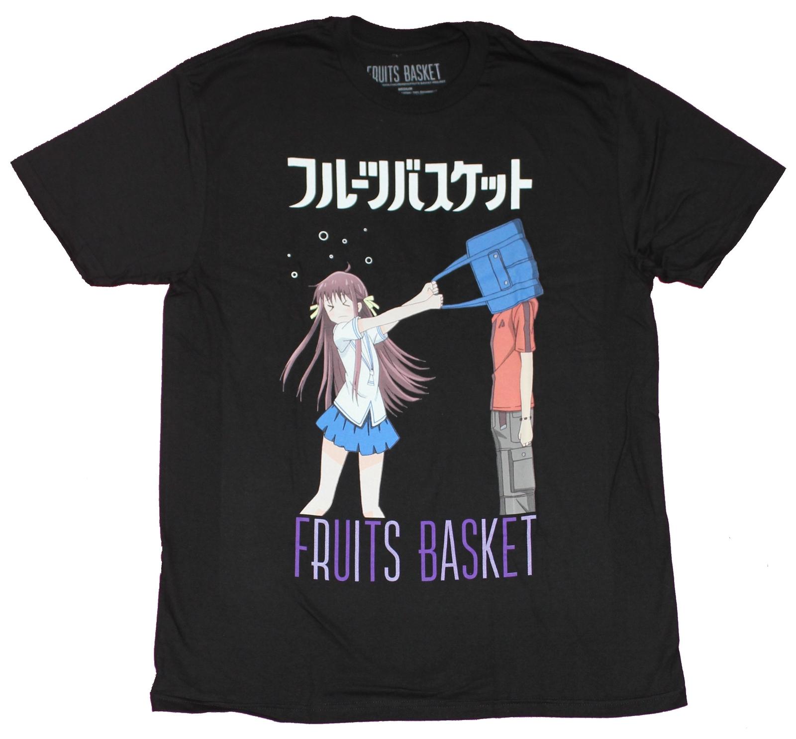 Fruits Baskets Adult New T-Shirt - Purse Face Slapping Pic M