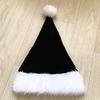 Christmas Party Hat Furry Christmas Hat Plush Santa Hat Christmas Party Decor