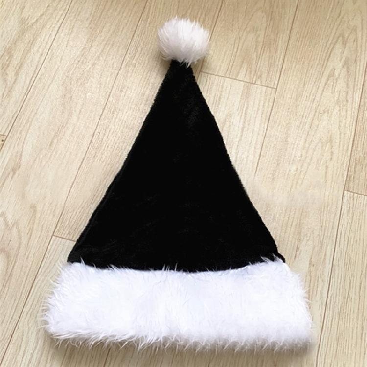 Christmas Party Hat Furry Christmas Hat Plush Santa Hat Christmas Party Decor
