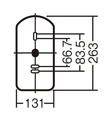 Panasonic LED porch equivalent to one FreePa with brightness 319mm LGWC80245LE1 [Construction required] light, 40-type bulb, sealed, rainproof,