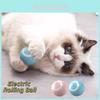 Brinquedo de Pet Gravidade Para Gatos Material ABS Lançar E Perseguir Leve Azul/rosa 37g