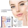 Schlankmachende V-förmige Gesichtsmaske zur Straffung der Kinnmuskulatur und zur Bekämpfung von geschwollenem Gesicht mit Shape-Up-Pflastern