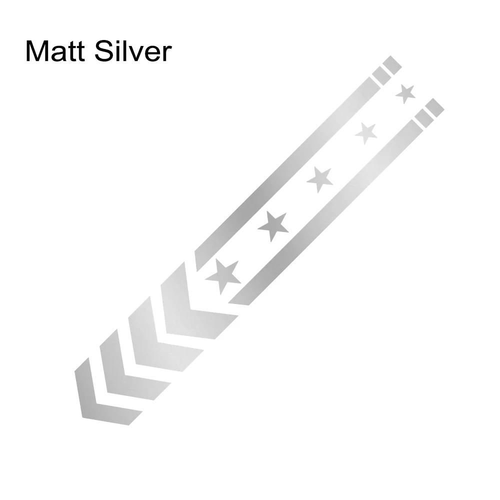 Motorcycle Fender Sticker Star Arrow Stripes Front Fairing Vinyl Decals Waterproof Decor Motorbike Safety Driving Accessories