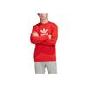 Adidas Originals Logo Printed Sweatshirt Men Tops Red FM9918