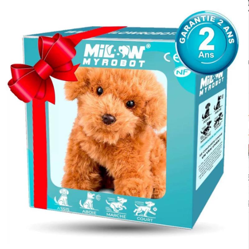 2025 Cane Peluche Elettrico Camminante Abbaiaante Giocattolo Animale Domestico Realistico Cucciolo con 10 Suoni, Compagno Regalo per Bambini per Natale Età 3+ animale domestico virtuale