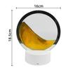Lampe de Table Sable Mouvant Peinture Art du Sable Paysage en Verre