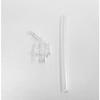 Mother K Hug Straw Refill Straw Type 2P Set, Transparent, 2 Pieces