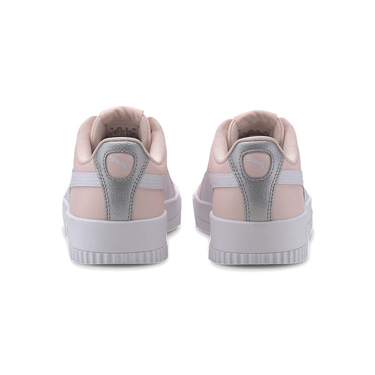 Puma Carina Series Casual Low-Top Kids Skate Shoes Kids Sneakers Pink White Gray 370677-07
