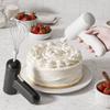 Cordless Electric Egg Beater Rechargeable Milk Frother Easy To Clean Cream Whisk  Household