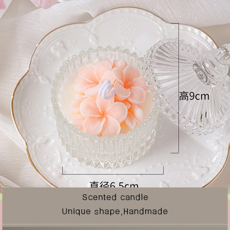 Подарки Ароматерапевтические свечи-чашки Творческие подарки ручной работы с цветами и ароматами Сувениры Ароматерапевтические свечи-украшения