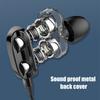 A4 Headphones Lightweight Universal Plastic In-Ear Heavy Bass Earphones