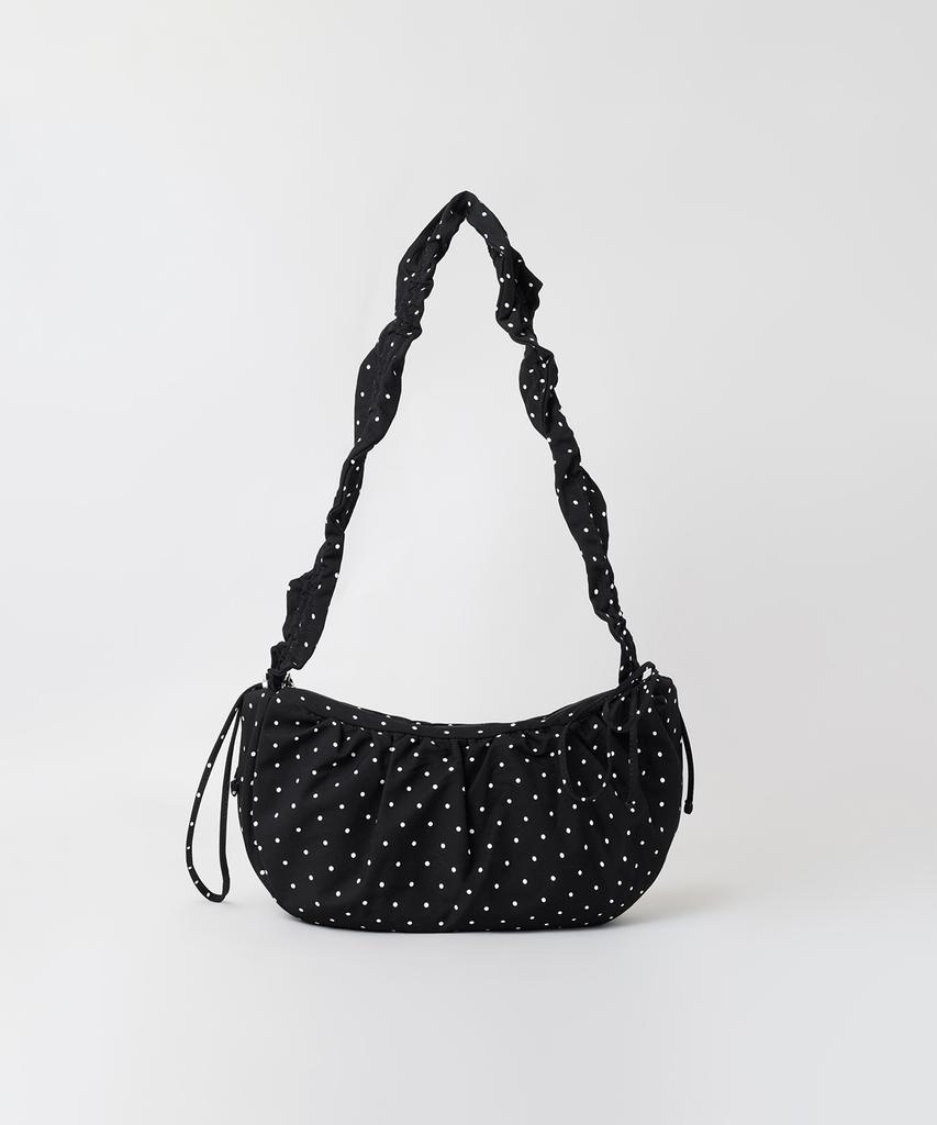Spao Seersucker Shirred String Hobo Bag_Spakga9A71