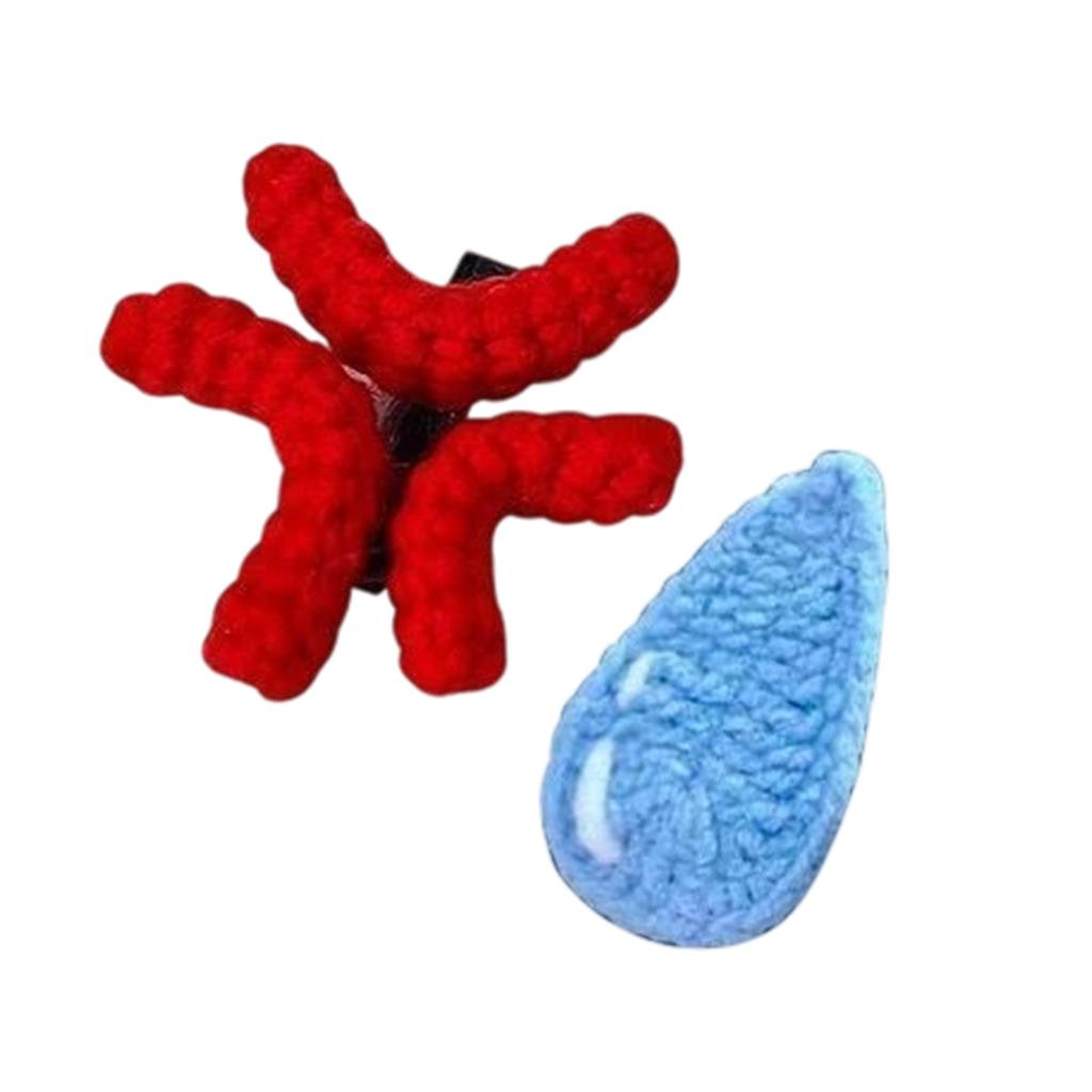 2pack Lovely Duckbill Hair Clip Cosplay Anime Hairclip Women Plush Hairpin for Daily Wear and Special Event