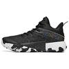 Attack 2 Abrasion Resistant Breathable Mid Top Basketball Shoes Men's Black 112031107-2