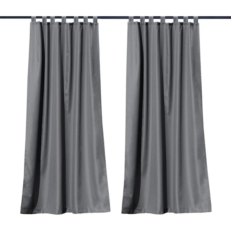 1Panel Outdoor Waterproof High Blackout Curtain, Modern High-precision Curtains for Balcony, Terrace, Pavilion, Outdoor Curtains