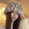 Warm Panama Cap Thicken Plush Fisherman Hat New Winter Hat  Women
