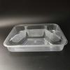 Einweg-Mahlzeitvorbereitungsbehälter mit 4 Fächern und Deckeln