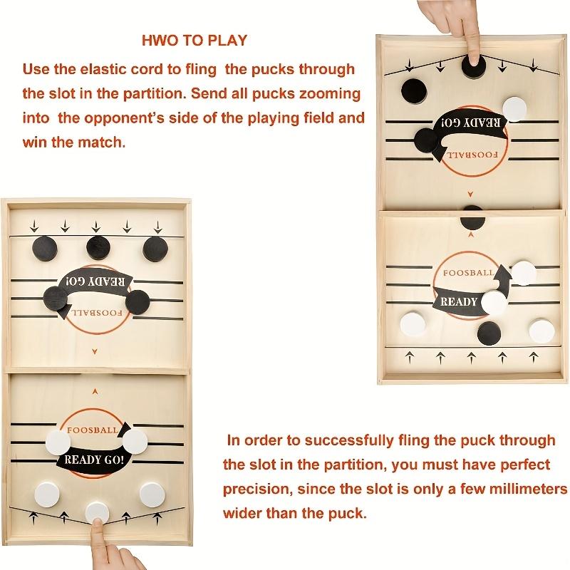 Sling Puck Party Game | Best Selling Cork Board & Foosball Combo for Family Gifts