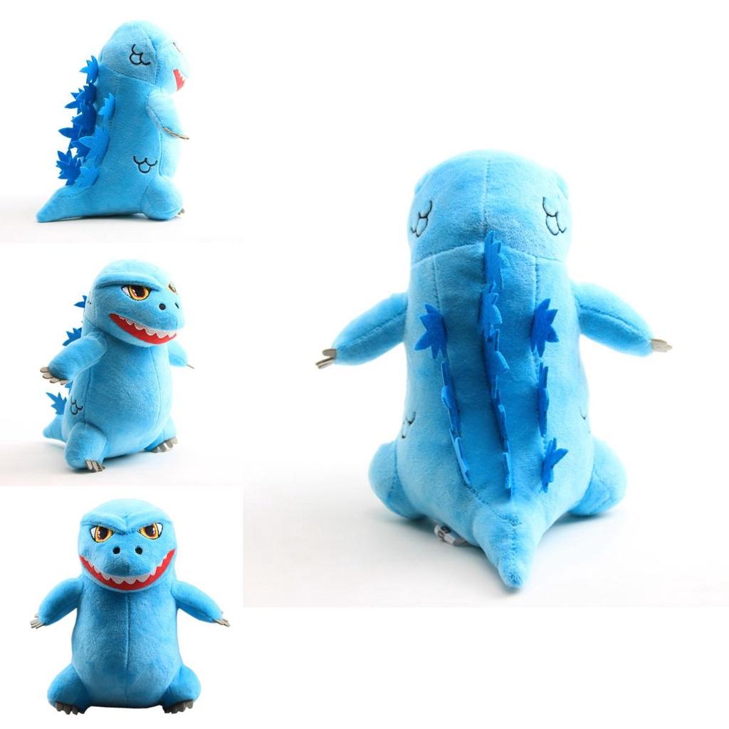 Soft 20cm Godzilla Monster Plush Toy Perfect Kids Gift Blue Stuffed Doll