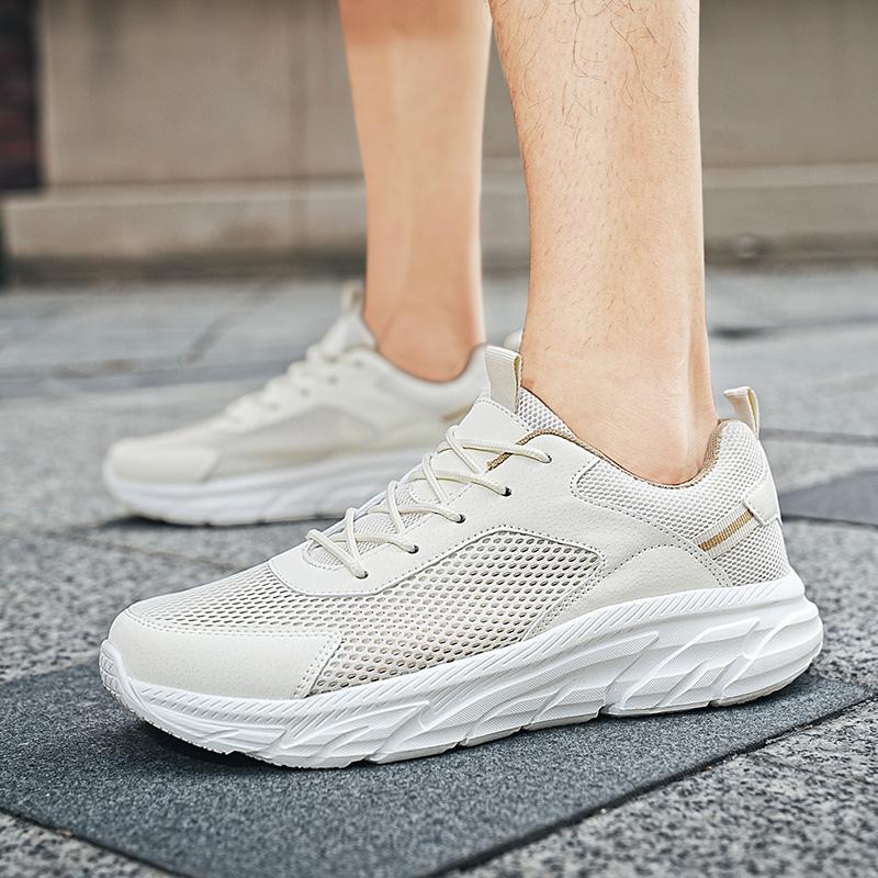 38-48 Summer Men's Sports Shoes Breathable Casual Shoes Flying Weaving Outdoor Running Shoes