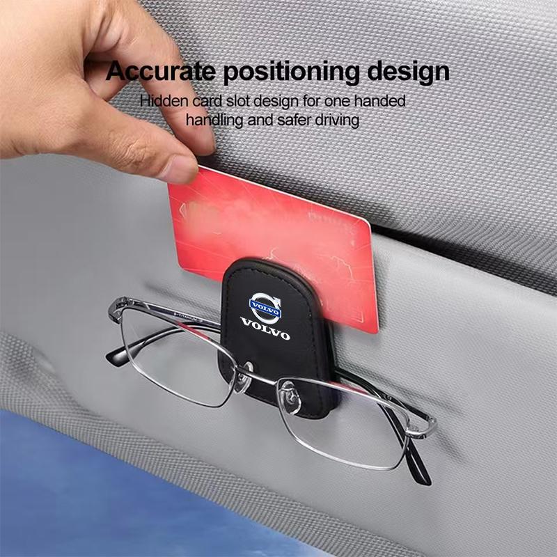 Car Eyeglass Holder Glasses Storage Clip for Volvo V40 V60 V90 XC40 XC60 XC90 S60 S90 Auto Sunglasses Holder Interior Accessorie