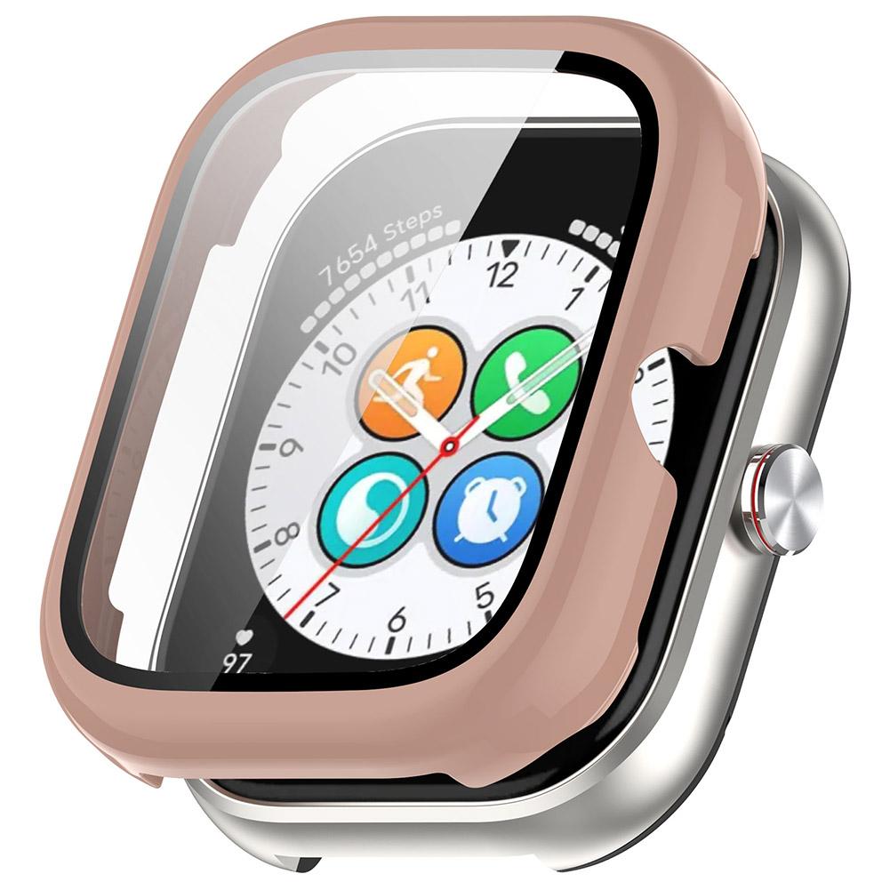 PC Watch Case with Tempered Glass Protective Case Anti-Fall Full Coverage Frame Anti-Scratch for Honor Choice Haylou Watch