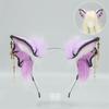 Halloween Fluffy Bat Wing Hairband Demon Cosplay Prop Subculture Animal Beast Ear Gothicism Headpiece Role Playing Headgear