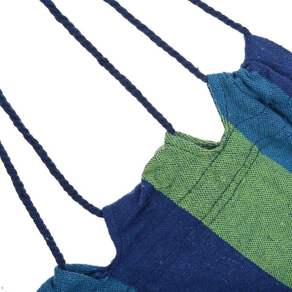 Thicken Garden Swing Chair Colorful Stripe Garden Swing Seat Outdoor Hanging Chair  Indoor Use