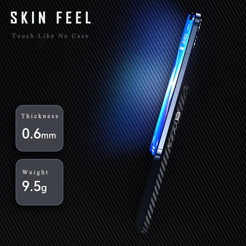 Ultra dünne Karbonfaser Skin Hülle für iPhone 16E 17 Air 16 15 14 Plus 13 12 11 Pro Max Schutzhülle Matte Harte PC Abdeckung