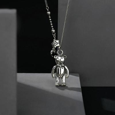 Collier Ours, Hip-hop, Couple Punk, Chaîne Pull, Sweat à Capuche Niche pour Femme, Nouvelle Tendance