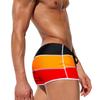 Men's Fashion Swimming Boxer Briefs Contrasting Color Beach Swim Shorts Sexy Mens Beach Bikini Briefs Beach Sport Swimwear