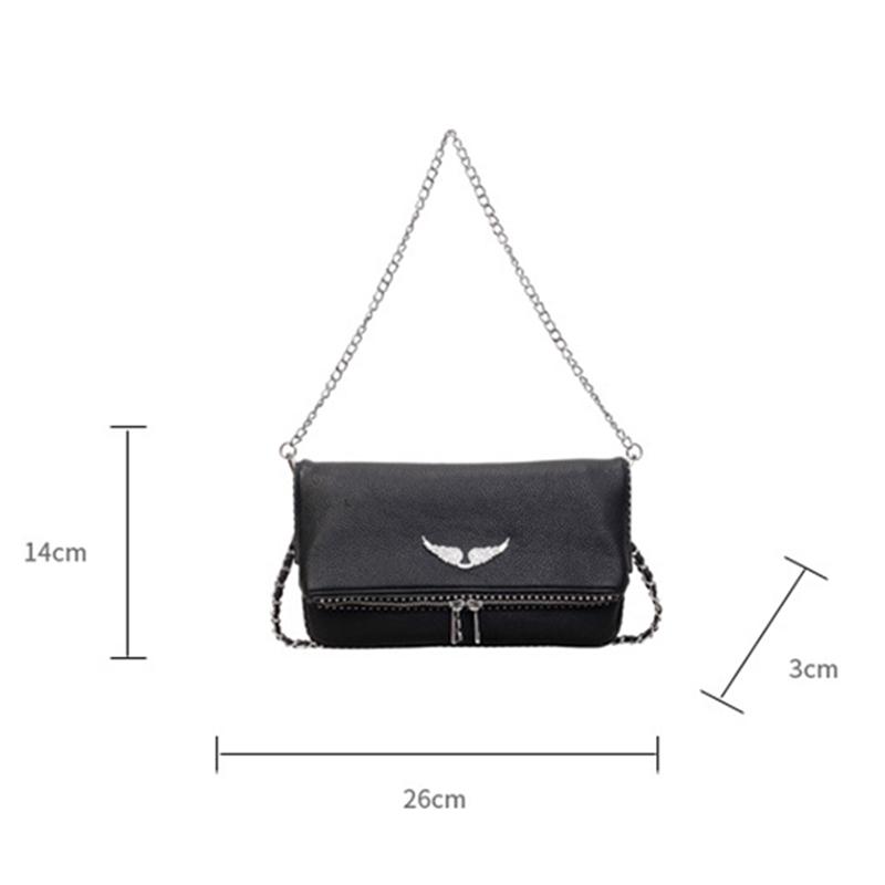 New Luxury Square Bag, Chain Strap Vintage Adjustable Shoulder Crossbody Bag, Minimalist Purse for Daily Use Women Bag
