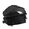 Motorcycle Rear Seat Bag Pack Waterproof Oxford Cloth HighDensity Woven Reflective Universal(White )