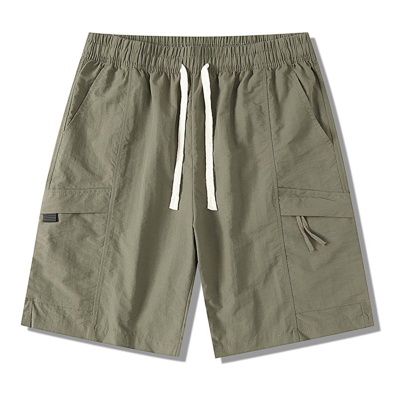 Шорты мужские рабочие шорты мужские летние повседневные свободные мужские брюки пять четвертей M зелёный