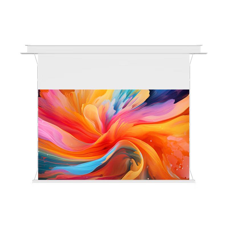 Pangjuren TX Electric Recessed Anti-Light Projection Screen