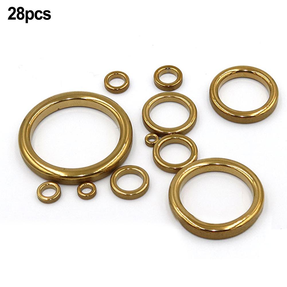 Fishing Rod Ring Black Yellow Fishing Magnetic Ring