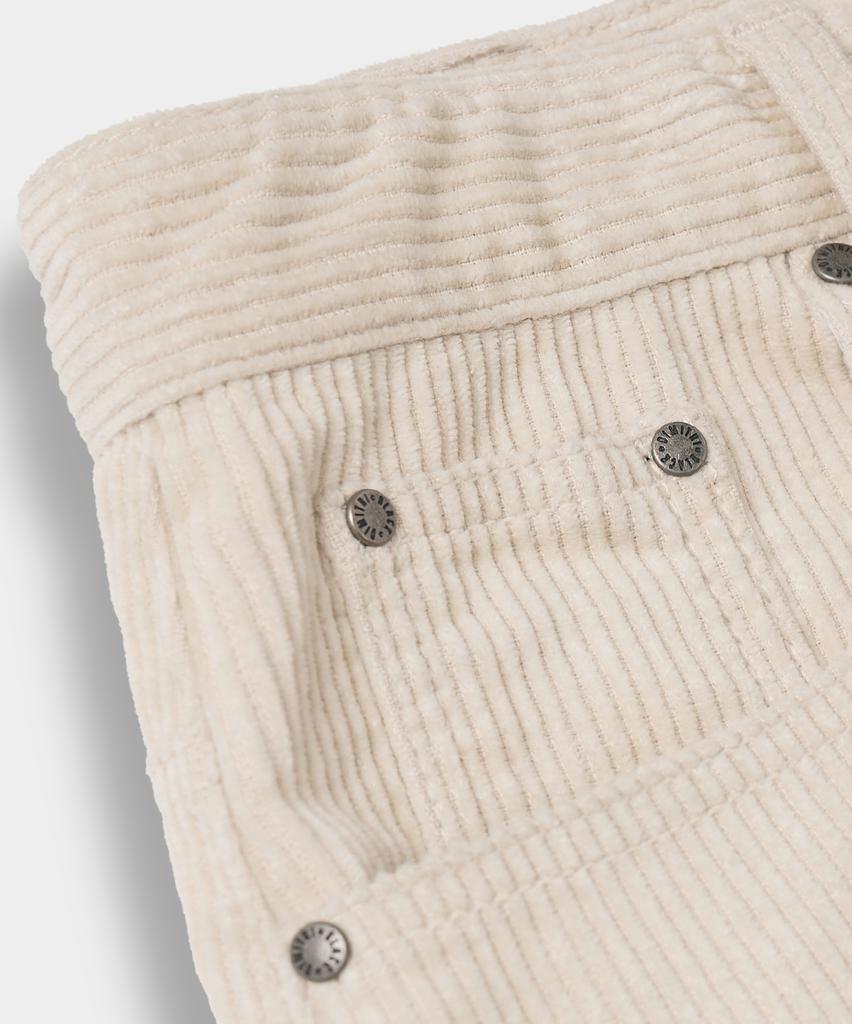 Dimiteulibeullaeg Essential Fade Wash Curved Pants_Corduroy Ecru