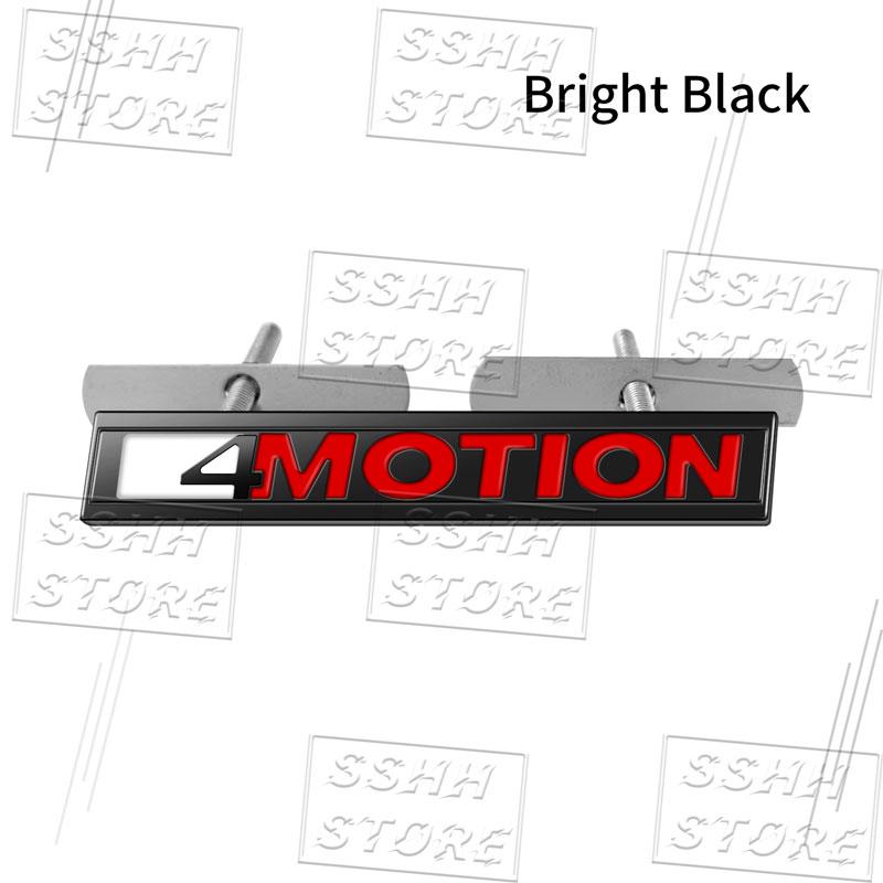 AABIN1 3D Metal 4Motion Car Front Grill Trunk Emblem Badge Sticker For Volkswagen VW Golf 5 MK4 MK6 MK7 Fiesta Focus 2 3 Decor