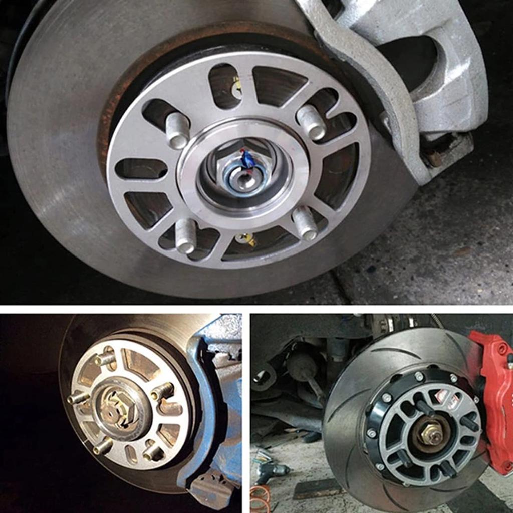 Wheel Spacer with Hub, Wide Tread Spacer, 0.4 inch (10 mm), 4 Hole 5