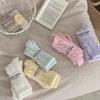 Solid Color Cotton Socks Winter Fleece Socks Sleep Socks Velvet Socks  Women