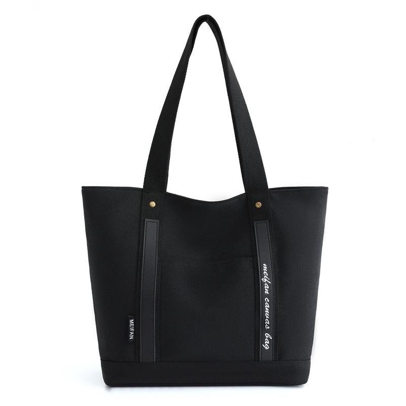 Literature and art college student handbag bag casual shoulder tote bag Thai popular commuter thickened canvas bag