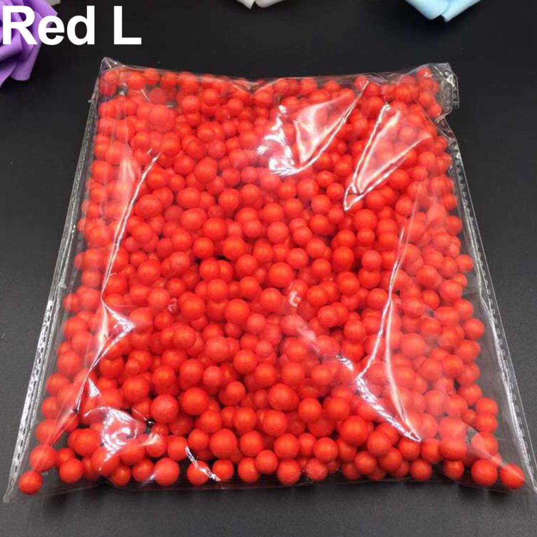 

Orion Круглые мелкие цветные бусины из полистирола для декора или наполнения стеклянных ёмкостей L красный