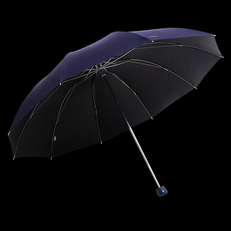 Paradise 33188E 10-Rib Reinforced Dual-Use Folding Umbrella