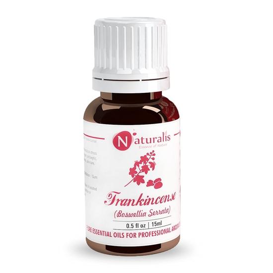 Naturalis Frankincense Oil - Pure and Undiluted Frankincense Essential Oil for Skin Tightening, Fine Lines, and Aromatherapy Benefits - 15ml