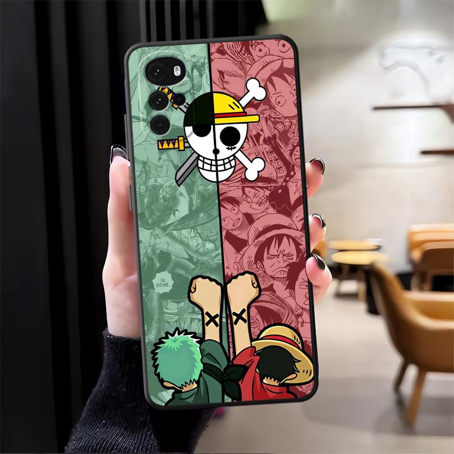 

Ones Pieces Luffys Zoros Cartoon Funda Phone Cover Case for Moto Edge 20 30 X30 Pro S30 Pro Motorola Edge 20 Lite