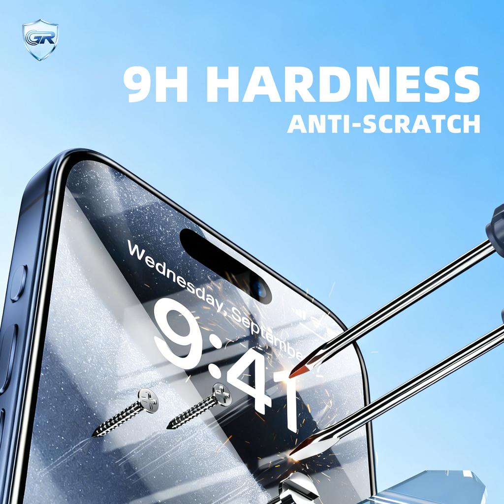 2.5D 9H HD Clear Grade Three a Tempered Glass Screen Protector for Ultra-Thin Full Coverage Anti-Scratch/Anti-Shock
