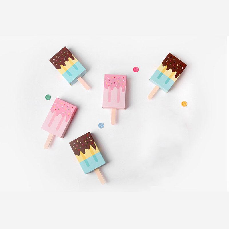 WTEMPO Creative DIY Foldable Gift Boxes Cute Drawer Type Mini Card Jewelry Packaging Boxes Wedding Birthday Summer Party Decor Favor Boxes