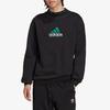 Adidas Originals EQT Logo Embroidered Sport Crew Neck Sweatshirt Men Sweatshirt Black HG8096